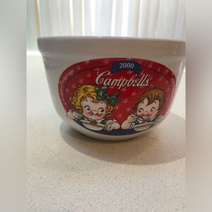Vintage Campbell’s Soup Bowl Year 2000
